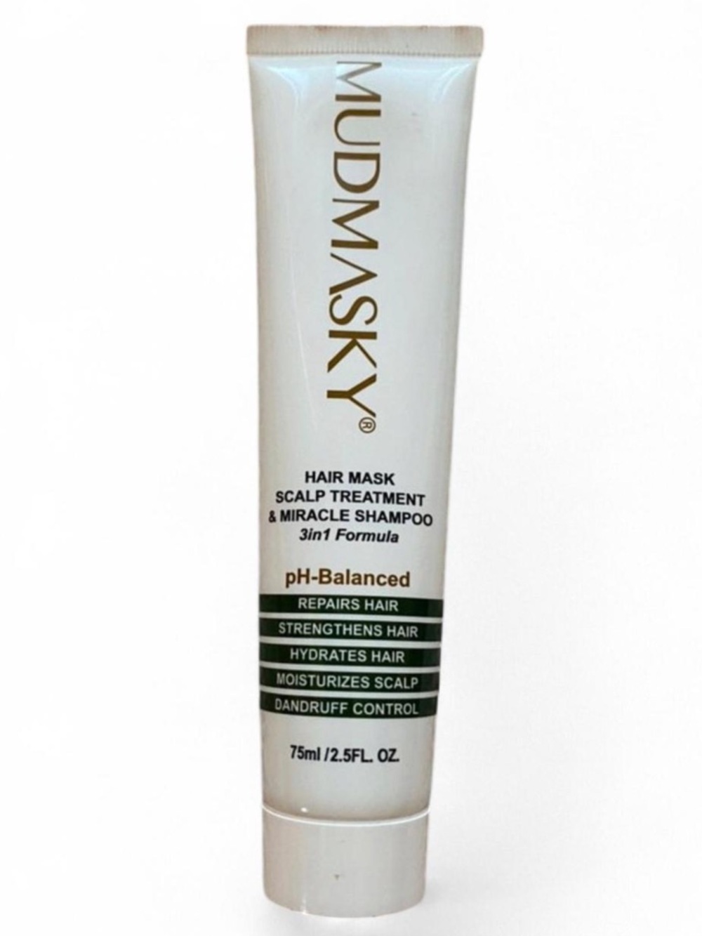 Mudmasky- 3in1 Hair Mask Scalp Treatment & Miracle Shampoo Formula